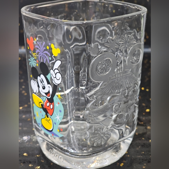 Disney 2000 Mickey Mouse Drinking Glass World Celebration Collectible Glassware - Picture 4 of 5